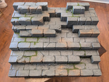 Load image into Gallery viewer, Modular Tiered Overgrown Mythic Bricks Action Figure Display Diorama