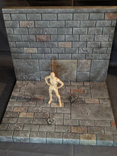 Load image into Gallery viewer, IKEA Detolf Stone Wall and Floor Action Figure Display Diorama