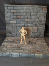 Load image into Gallery viewer, IKEA Detolf Stone Wall and Floor Action Figure Display Diorama