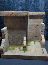 Load image into Gallery viewer, City Walls and Rooftop Action Figure Display Diorama
