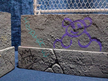 Load image into Gallery viewer, Concrete Wall with Chain link fence lot of 2 Action Figure Display Diorama
