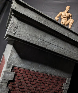 City Building Rooftop Action Figure Display Diorama
