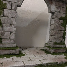 Load image into Gallery viewer, 360 Degree Overgrown Castle Ruins Action Figure Display Diorama
