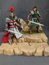 Load image into Gallery viewer, Tiered Earth Tone Stone Action Figure Display Diorama
