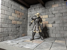Load image into Gallery viewer, Stone Castle Cellar With Wooden Ceiling Ikea Detolf Action Figure Display Diorama

