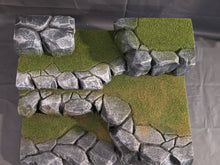 Load image into Gallery viewer, Ikea Detolf Tiered Stone and Grass Action Figure Display Diorama
