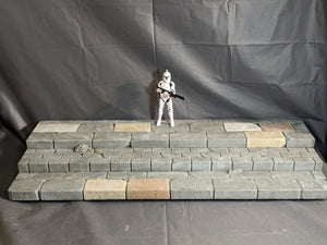 Billy Bookcase Stone Tiered Action Figure Display Diorama