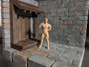 Ikea Detolf Legions Castle Action Figure Display Diorama