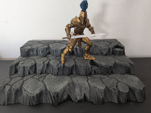 Load image into Gallery viewer, Ikea Detolf 3 Tiered Stone Action Figure Display Diorama
