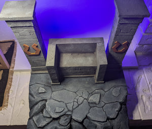 Darkseid's Throne Room Action Figure Display Diorama