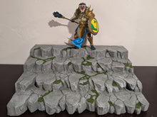 Load image into Gallery viewer, Ikea Detolf Light Stone and Moss Riser Action Figure Display Diorama
