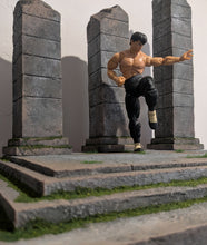 Load image into Gallery viewer, 4 Piece Mythic Style Pillars and Castle Floor Action Figure Display Diorama
