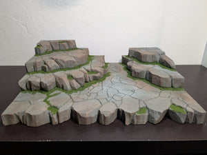 Ikea Detolf Tiered Stone Action Figure Display Diorama