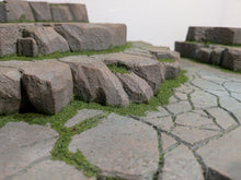 Load image into Gallery viewer, Ikea Detolf Tiered Stone Action Figure Display Diorama
