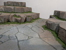 Load image into Gallery viewer, Ikea Detolf Tiered Stone Action Figure Display Diorama
