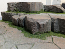 Load image into Gallery viewer, Ikea Detolf Tiered Stone Action Figure Display Diorama

