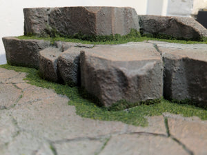 Ikea Detolf Tiered Stone Action Figure Display Diorama