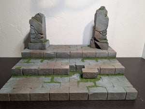 Ikea Detolf Castle Ruins Tiered Action Figure Display Diorama