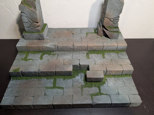 Ikea Detolf Castle Ruins Tiered Action Figure Display Diorama