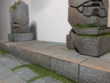 Load image into Gallery viewer, Ikea Detolf Castle Ruins Tiered Action Figure Display Diorama
