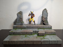 Load image into Gallery viewer, Ikea Detolf Castle Ruins Tiered Action Figure Display Diorama
