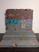 Load image into Gallery viewer, Ikea Detolf Alleyway Slowpoke Graffiti Action Figure Display Diorama
