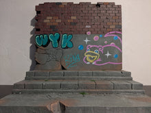 Load image into Gallery viewer, Ikea Detolf Alleyway Slowpoke Graffiti Action Figure Display Diorama
