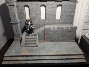 XL Mythic Style Castle Interior Action Figure Display Diorama