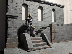 XL Mythic Style Castle Interior Action Figure Display Diorama