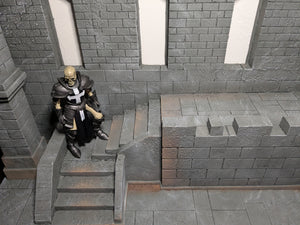 XL Mythic Style Castle Interior Action Figure Display Diorama