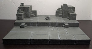 CUBES! (Gray) IKEA Detolf Action Figure Display Diorama