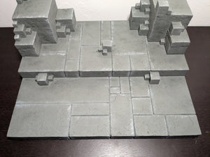 CUBES! (Gray) IKEA Detolf Action Figure Display Diorama