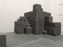 Load image into Gallery viewer, CUBES! (Gray) IKEA Detolf Action Figure Display Diorama

