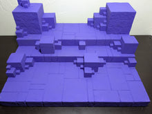 Load image into Gallery viewer, CUBES! (Purple) Ikea Detolf Action Figure Display Diorama

