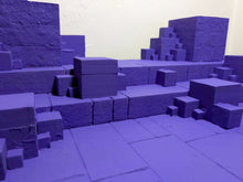 Load image into Gallery viewer, CUBES! (Purple) Ikea Detolf Action Figure Display Diorama
