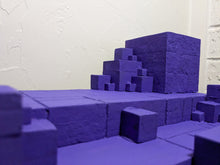 Load image into Gallery viewer, CUBES! (Purple) Ikea Detolf Action Figure Display Diorama
