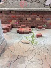 Load image into Gallery viewer, Modular Graffiti Covered Alleyway Action Figure Display Diorama
