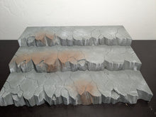 Load image into Gallery viewer, 3 Tiered Stone Riser Action Figure Display Diorama

