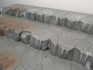 3 Tiered Stone Riser Action Figure Display Diorama