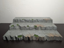 Load image into Gallery viewer, 3 Tiered Stone Riser with Grass Action Figure Display Diorama

