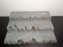 Load image into Gallery viewer, 3 Tiered Stone Riser with Grass Action Figure Display Diorama

