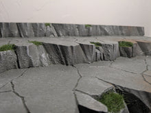 Load image into Gallery viewer, 3 Tiered Stone Riser with Grass Action Figure Display Diorama
