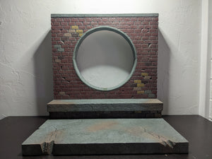 Sewer Lair Action Figure Display Diorama