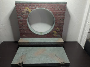 Sewer Lair Action Figure Display Diorama