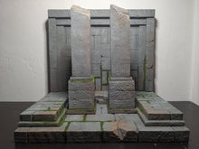 Load image into Gallery viewer, Modular Mythic Castle With Pillars Action Figure Display Diorama
