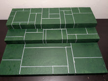 Load image into Gallery viewer, Green and Silver Circuit Riser Action Figure Display Diorama
