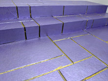 Load image into Gallery viewer, Purple and Gold Circuit Riser Action Figure Display Diorama
