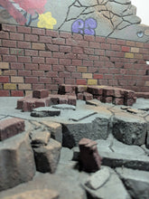Load image into Gallery viewer, Post Disaster City Streets Action Figure Display Diorama
