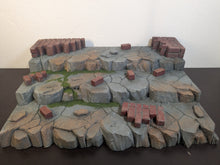 Load image into Gallery viewer, Rubble and Regrowth 3 Tiered Riser Action Figure Display Diorama

