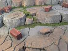 Load image into Gallery viewer, Rubble and Regrowth 3 Tiered Riser Action Figure Display Diorama
